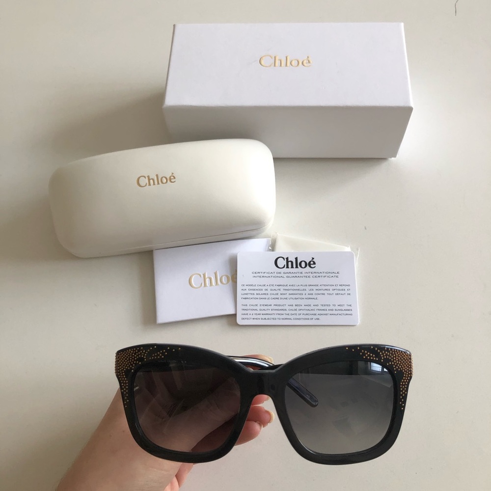 BNWT CHLOE sunglasses with box and case